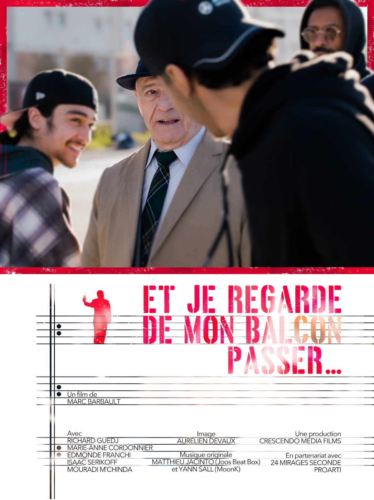 Poster of movie 'Et je regarde de mon balcon passer…'